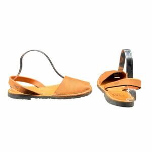 / PONS Avarcas Brown Leather Sandals Menorca Spain Size 9